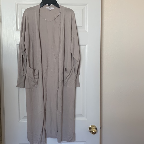 Gray cardigan - Uniqlo - Picture 3 of 4